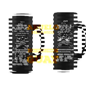 Hombre Cita Divertida Día Del Padre Para Un Abuelo Mecánico Taza de café - Regaloses