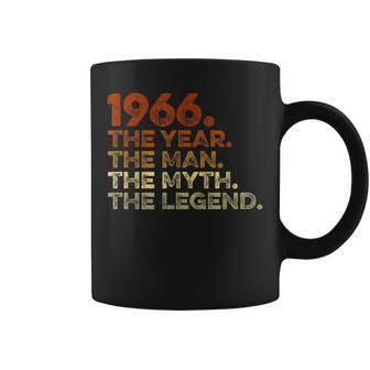 Hombre Cumpleaños Regalo Cosechaintage 1966 Year Man Myth Legend Taza de café - Regaloses