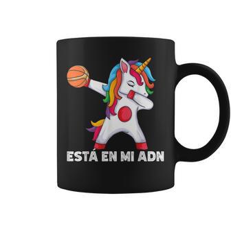 Hombre Divertido Baloncesto Está En Mi Adn Basketball Taza de café - Regaloses