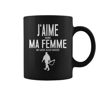 Homme J'aime Ma Chasseur Drôle Mari Chasser Deguisement Tasse - Cadeauxyz