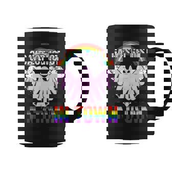 Homme Lgbt Costume De Fantôme Arc-En-Ciel Tasse - Cadeauxyz