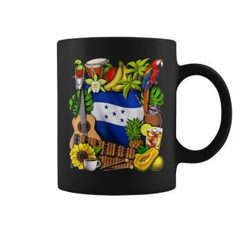 Honduras Heritage Honduran Flag Honduras Heritage Roots Coffee Mug - Monsterry