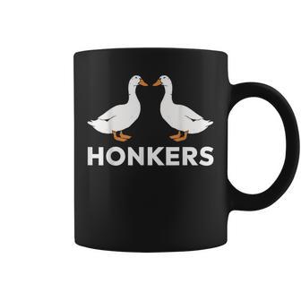 Honkers Meme Goose Geese Meme -Adults Black Cotton Blend Classic Fit Small Coffee Mug - Thegiftio UK