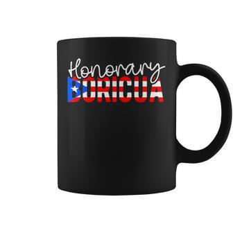 Honorary Boricua Puerto Rico Flag Boricua Husband Wife Coffee Mug - Thegiftio
