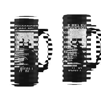 The Horrors Persist But So Do I Cat Coffee Mug | Seseable UK
