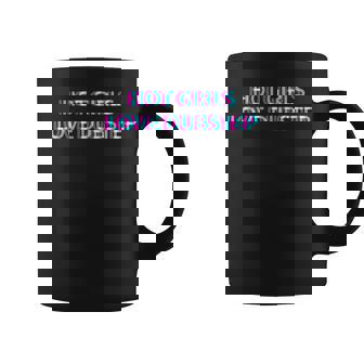 Hot Girls Love Dubstep Techno EDM Music Festival Raver Dance Coffee Mug | Mazezy