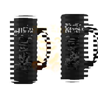 Hug Life Street Bear Hip Hop Pun Graphic Coffee Mug | Seseable UK