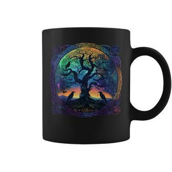 Hugin & Munin Raben Odins Wikinger Baum Des Lebens Tassen - Geschenkecke