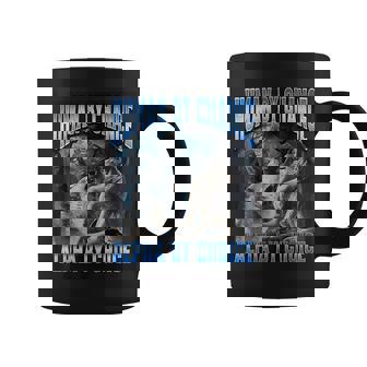 Human By Chance Alpha By Choice Cool Alpha Wolf Coffee Mug | Seseable UK