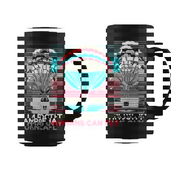 Human Flight Retro Parasailing Tee Coffee Mug | Mazezy