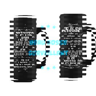 Humoururveillant Et Beau Gosse Cadeau Métier Tasse - Cadeauxyz