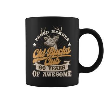 Hunter 60Th Birthday Old Bucks Club 60 Years Of Awesome Men Coffee Mug - Thegiftio UK