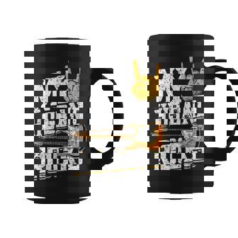 My Husband Rocks Electronic Rock Guitar Coffee Mug | Mazezy