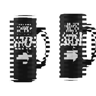 I'm With Aaron 名前 Aaron コーヒーマグ - Kawaiitshirt