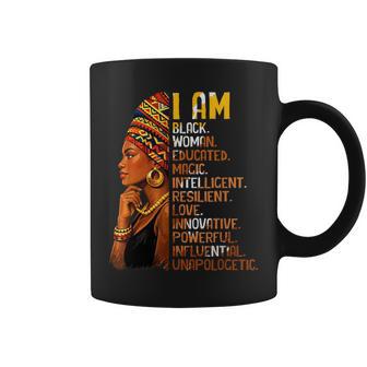I-Am Black Woman Educated Magic Intelligent Black History Coffee Mug - Thegiftio