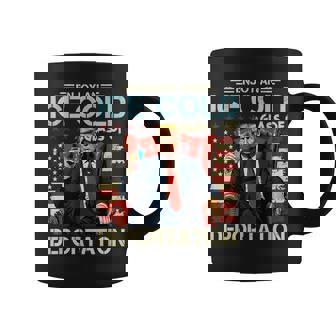 Ice Enjoy An Ice Cold Glass Of Deportation Trump Ice Coffee Mug | Seseable CA