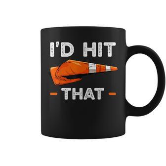 I'd Hit That Halloween Costume Traffic Cone Coffee Mug - Thegiftio UK