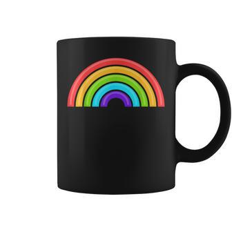 Idea De Regalo De Orgullo Gay Retro Arco Iris Lgbt Taza de café - Regaloses