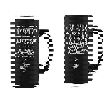 I'm With The Bank Robber Halloween Costume Couples Matching Coffee Mug - Thegiftio