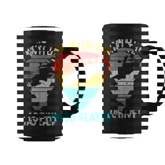 I'm With The Bass Player Guitar Bassist & Bass Player Coffee Mug | Mazezy