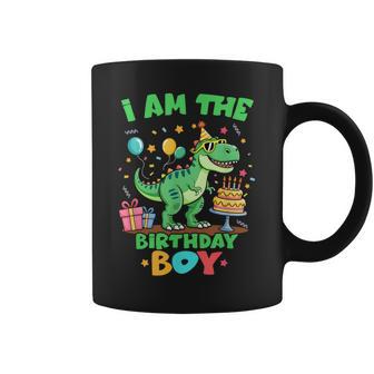 I'm The Birthday Boy T Rex Dinosaur Family Party Boys Coffee Mug - Thegiftio UK