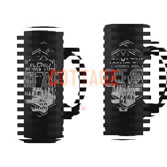 I’M Coming To The Cottage Canada Outdoor Hockey Retro Coffee Mug | Seseable CA