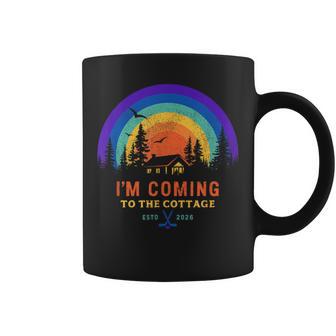 I'm Coming To The Cottage Lgbtq Colors Vintage Coffee Mug - Thegiftio