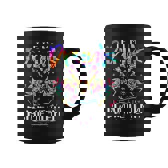 If I'm Drunk Blame Them Drink Friend Flamingo Floral Tie Dye Coffee Mug | Mazezy