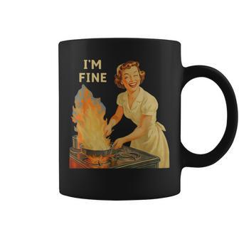 I'm Fine Housewife Coffee Mug - Thegiftio UK