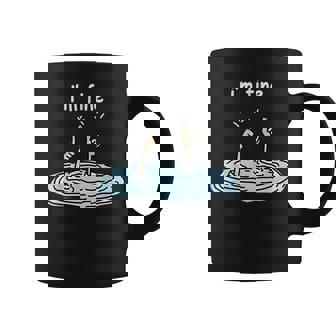 I'm Fine Thumbs Up Two Like Hand Sarcasm Humor Graphic Coffee Mug - Thegiftio