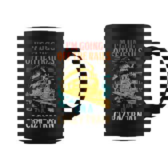 I'm Going Off The Rails On A Crazy Train Coffee Mug | Seseable UK