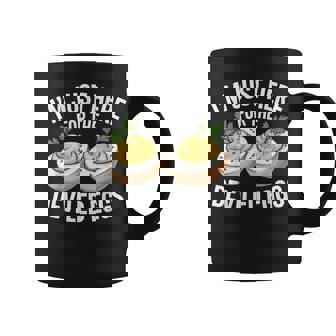 I'm Just Here For The Deviled Eggs Thanksgiving Food Family Coffee Mug - Monsterry