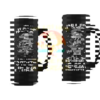 I'm Just Here For The Free Ice Cream Cruise Coffee Mug - Thegiftio