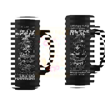 I'm Sorry My Resting BTch Face Is Intimidating Messy Bun Coffee Mug | Seseable CA