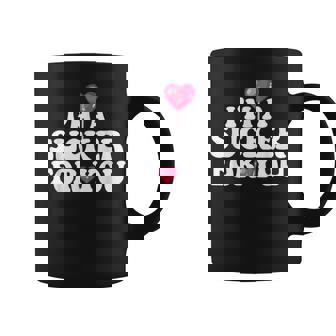I'm A Sucker For You Valentine's Day Pun Matching Couple Coffee Mug | Mazezy