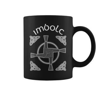 Imbolc Croix Celtiquet Brigids Irlandais Gaélique Chrétien Tasse - Cadeauxyz