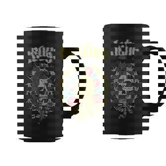 Incubus Skull Roses Thorns Dark Raven Horror Coffee Mug | Mazezy