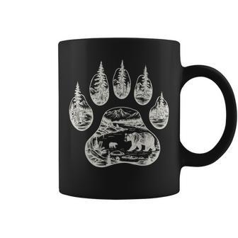 Indian Pride Native American Tribe Alaska Grizzly Bear Claw Coffee Mug | Seseable CA