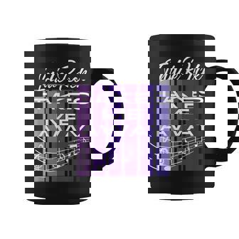 Indie Rock Takes Me Away Retro Music Lover Coffee Mug | Mazezy