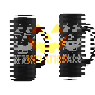 Inflation Halloween Costume Couples Matching Coffee Mug | Mazezy