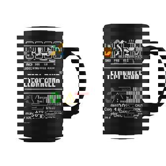 Ingeniero De Telecomunicaciones Etiqueta Habilidades Resolviendo Café Cerveza Taza de café - Regaloses