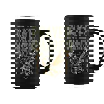 Inspired Christian Camo Heels Prayer Warrior Faith Women Coffee Mug | Seseable CA