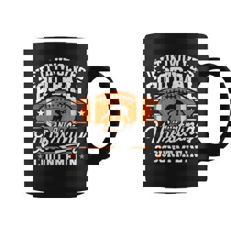 If It Involves Football And Wrestling Count Me In Vintage Coffee Mug | Mazezy