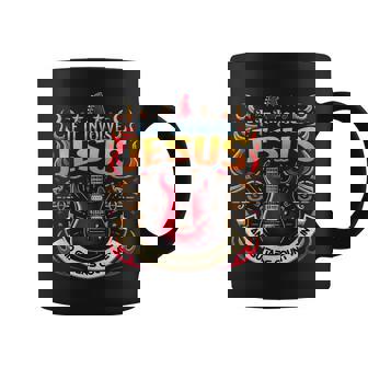 If It Involves Jesus And Guitars Count Me In Christian Coffee Mug | Mazezy