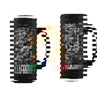 Italian Brainrot Characters Meme Popular Trend Gen Z Coffee Mug | Seseable FR