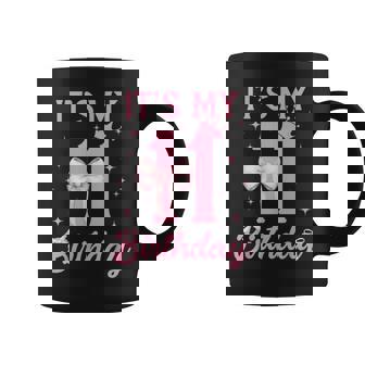 It's My 11Th Birthday Girl Coquette Bow 11 Yr Old Aesthetic Coffee Mug - Seseable