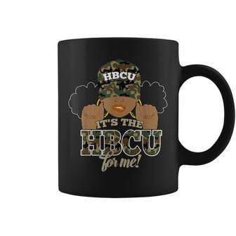 It's The Hbcu For Me Camo Afro Puffs Woman Coffee Mug - Thegiftio UK