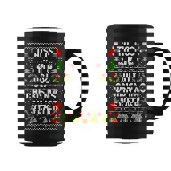 This Is My Its Too Hot Ugly Christmas Sweater Ugly Christmas Coffee Mug | Seseable FR