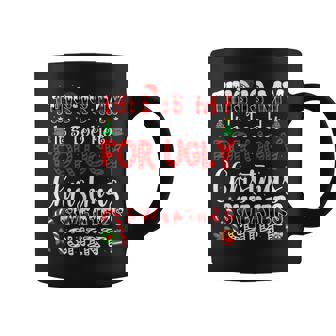 Its Too Hot For Ugly Christmas Sweaters Xmas Pjs Men Coffee Mug | Seseable CA