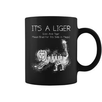 It's A Liger Lion And Tiger Mixed Bred For Its Skills Magic Coffee Mug - Thegiftio UK